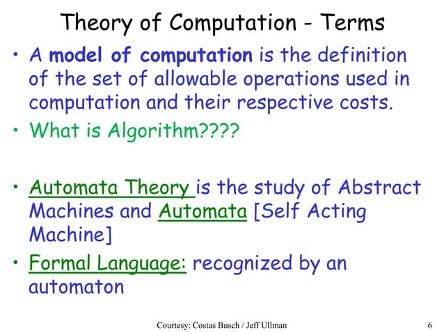 Theory of Computation | PPTX