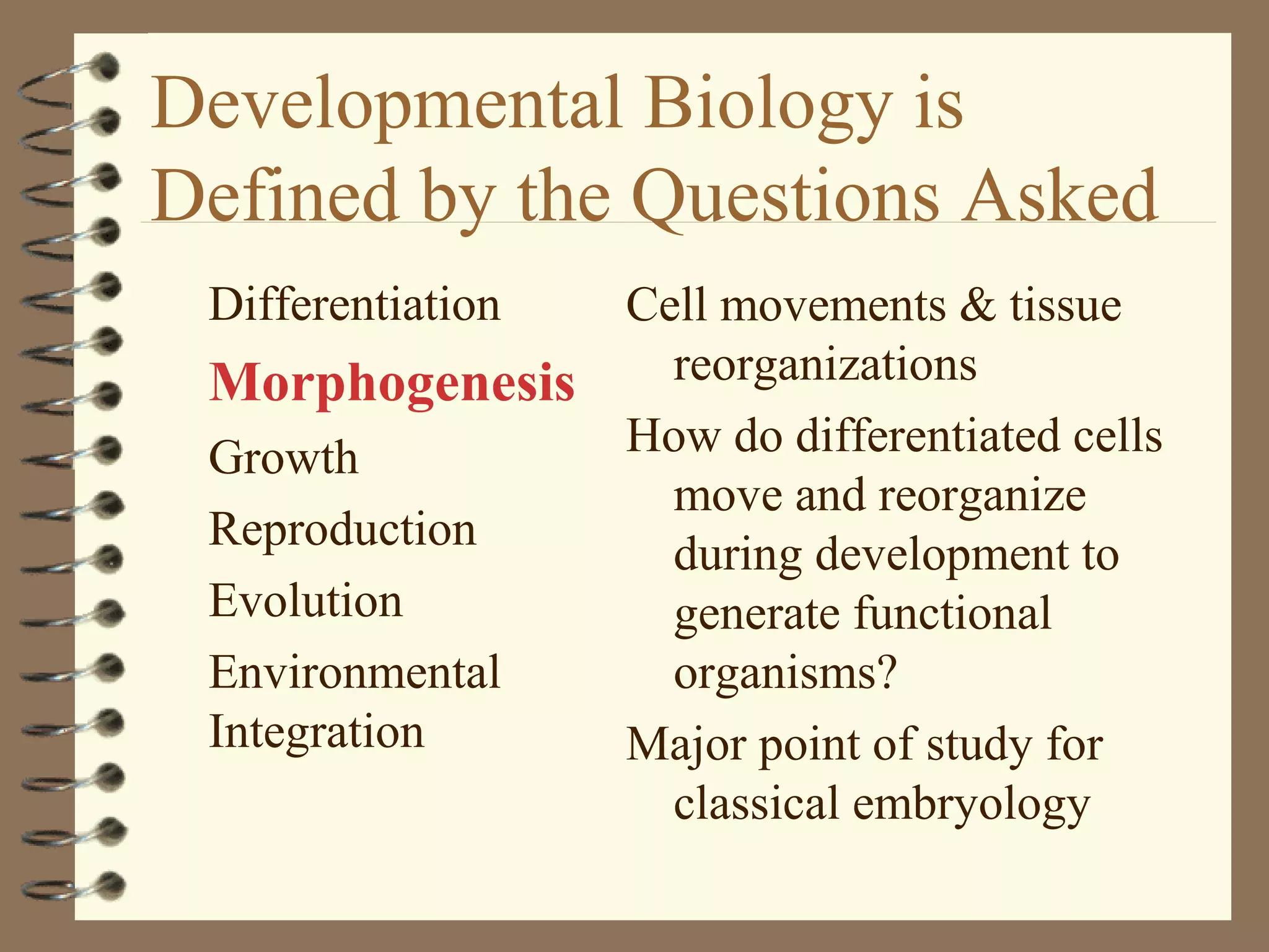 Introduction of development biology | PPT