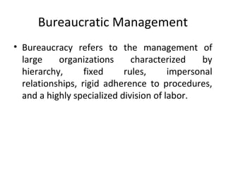 Introduction to management | PPT