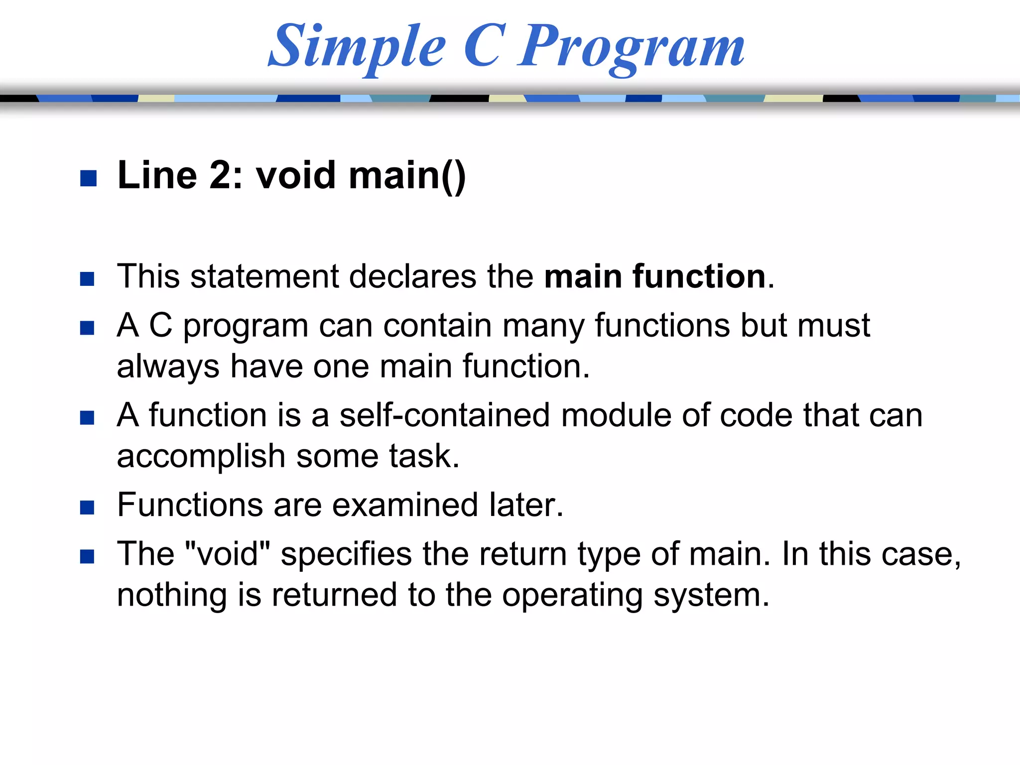 Introduction to C programming | PPTX