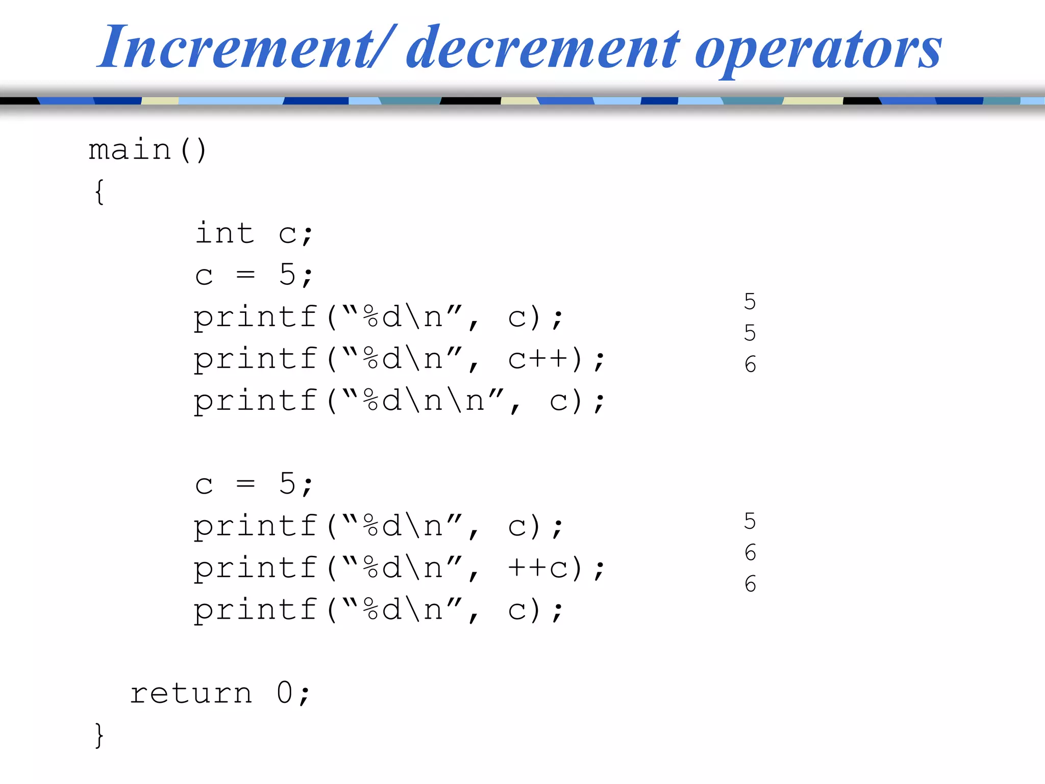 Introduction to C programming | PPTX