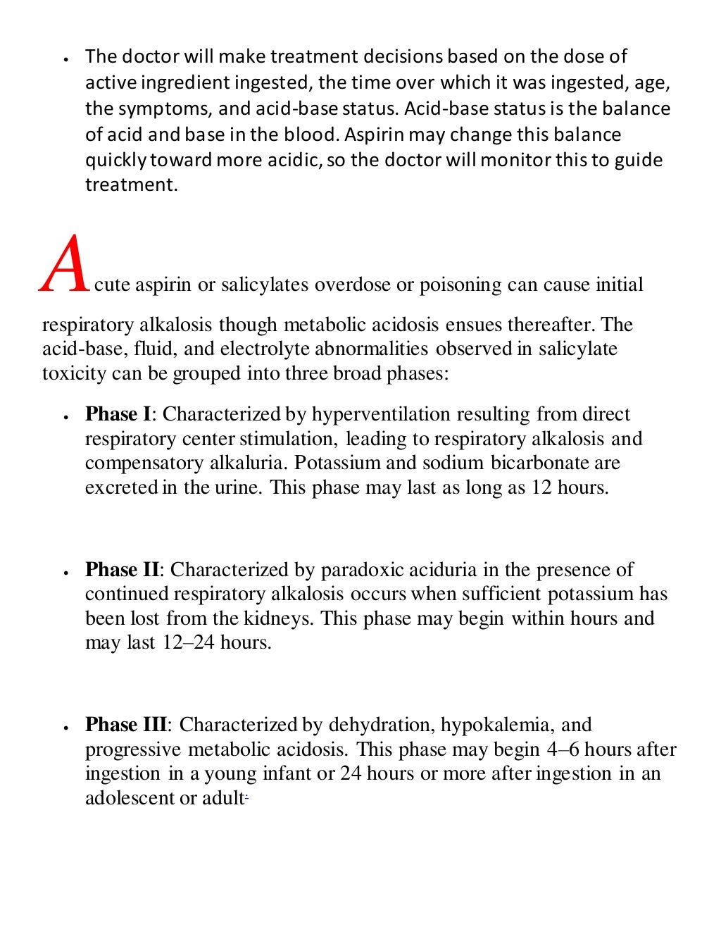 aspirin toxicity