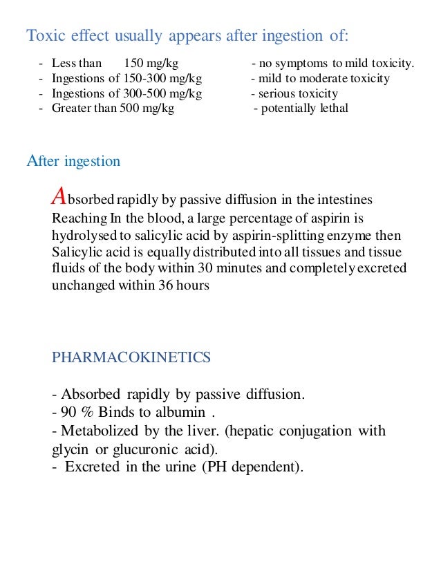 aspirin toxicity
