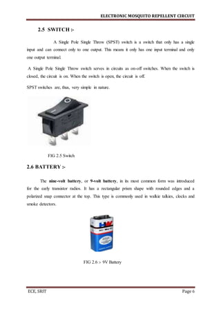 Repel Switch Electronic Mosquito Repellent Circuit. | DOCX
