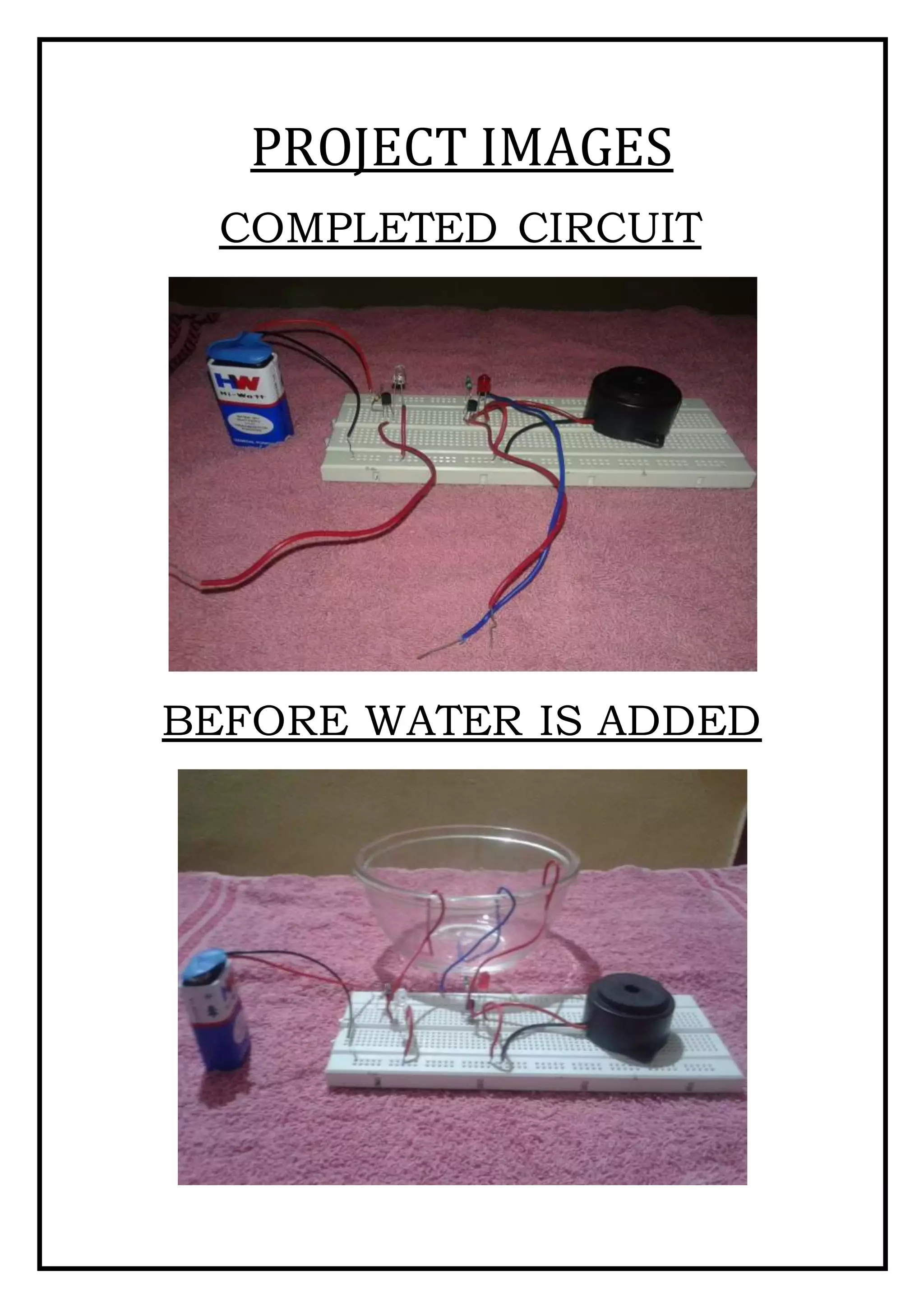 PHYSICS INVESTIGATORY PROJECT ON WATER LEVEL INDICATOR PDF