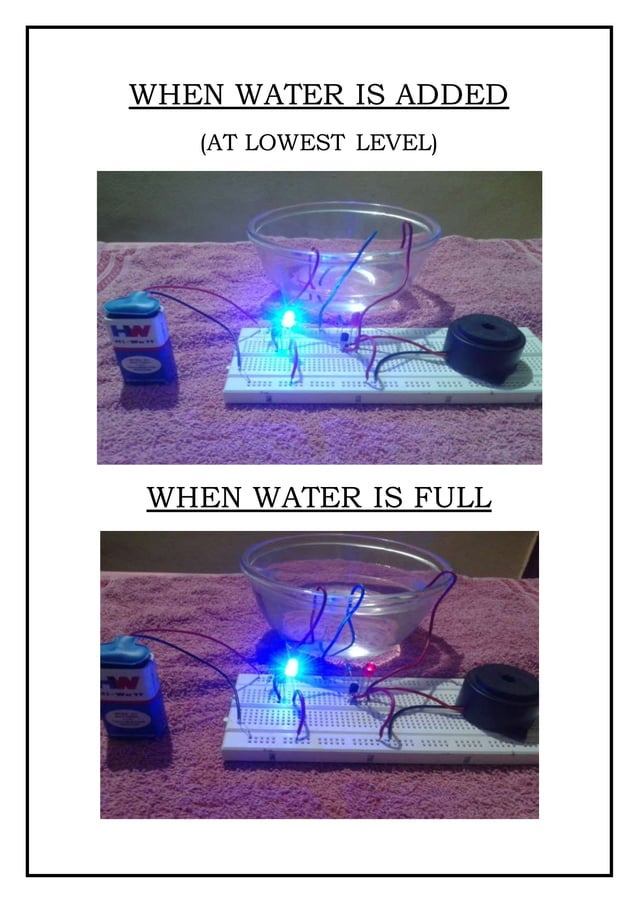 PHYSICS INVESTIGATORY PROJECT ON WATER LEVEL INDICATOR PDF