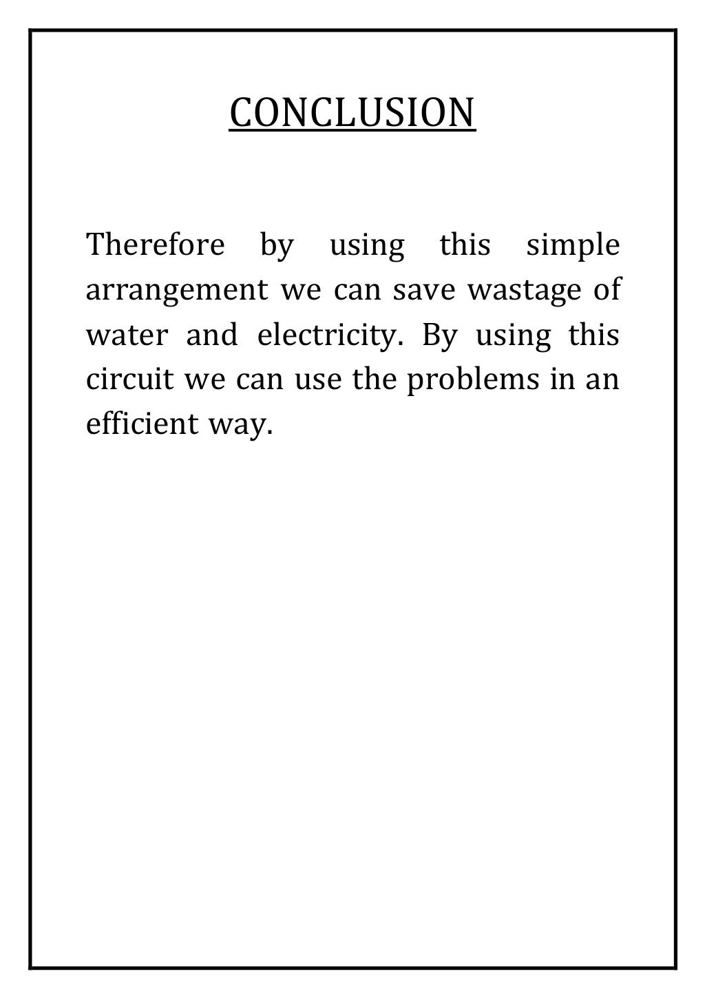 PHYSICS INVESTIGATORY PROJECT ON WATER LEVEL INDICATOR