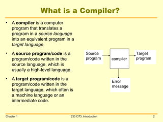 Introduction to Compiler | PPT