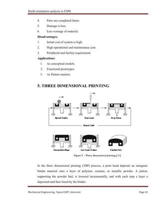 Build Orientation Analysis in fused deposition modeling PDF