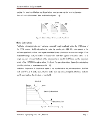 Build Orientation Analysis in fused deposition modeling | PDF