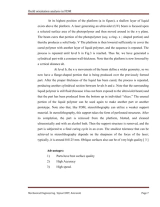Build Orientation Analysis in fused deposition modeling | PDF