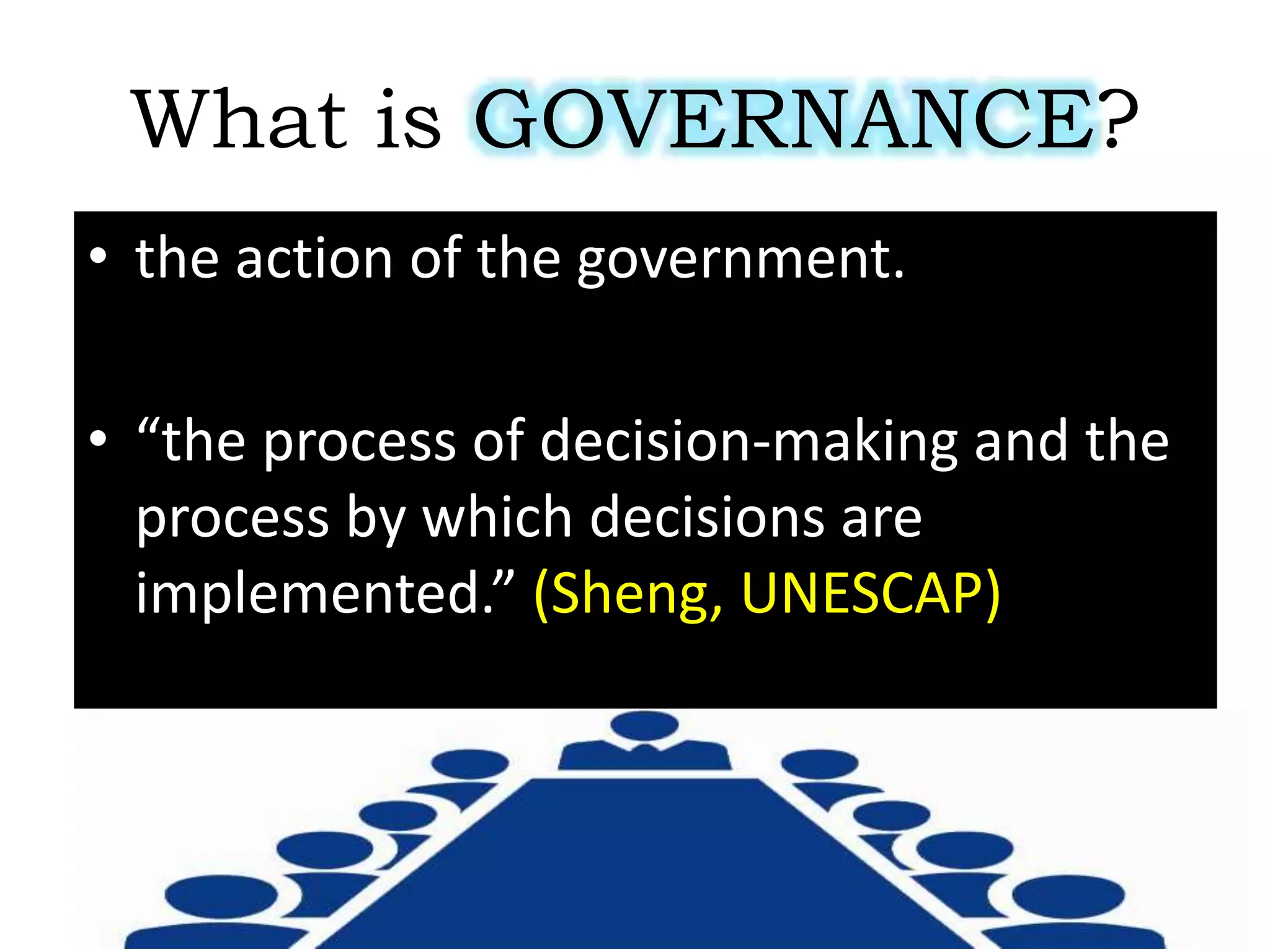 INTRODUCTION: THE CONCEPTS OF POLITICS AND GOVERNANCE | PPTX