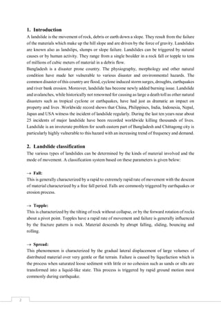 Landslide and Its Impact on Hilly Region of Bangladesh | PDF