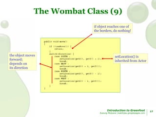 Greenfoot Python Coding Greenfoot Introduction (2) | PPT