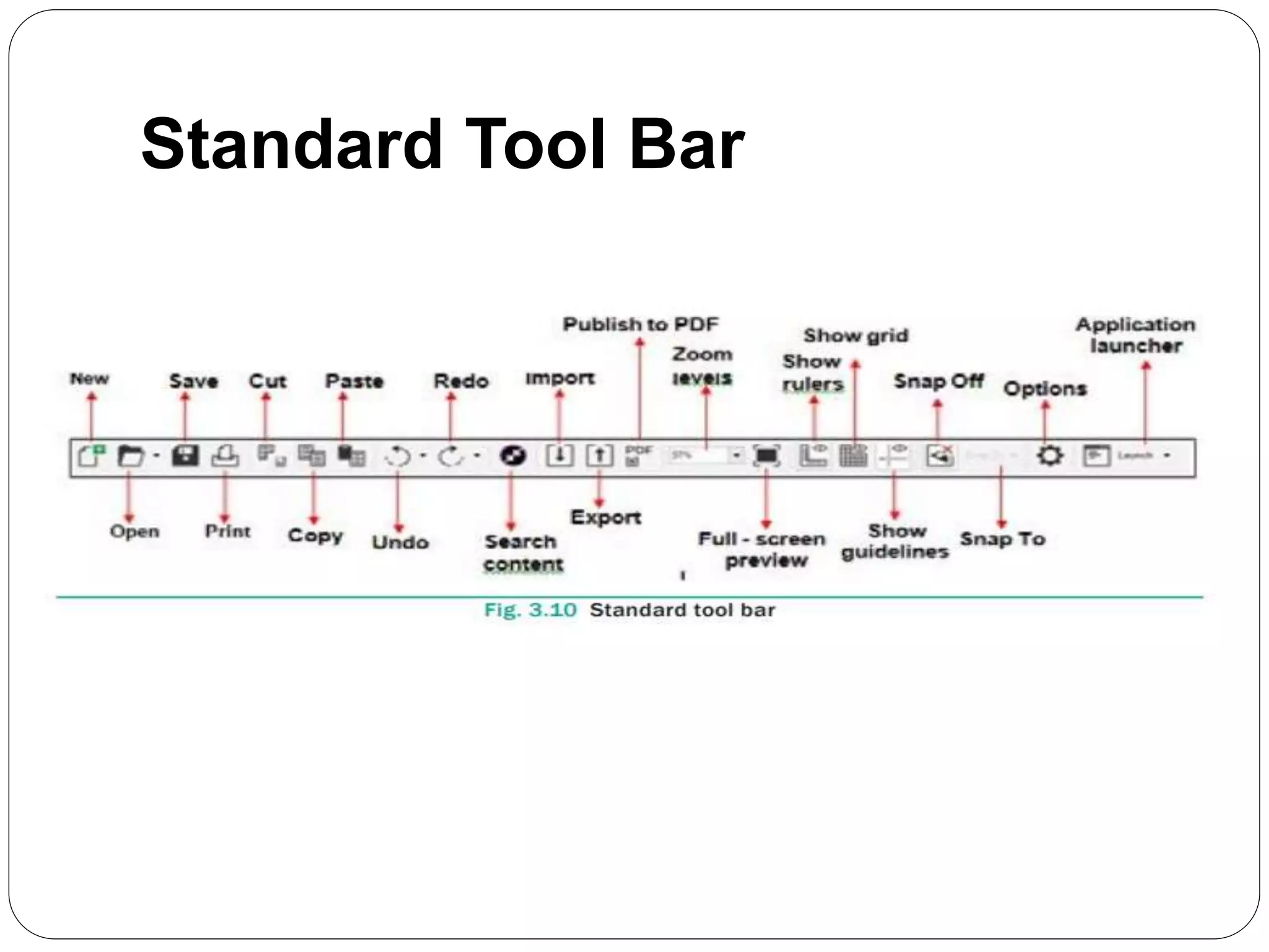 Standard Tool Bar
 