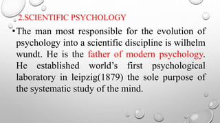 Introduction To Psychology History Ppt Introduction To Psychology History Ppt