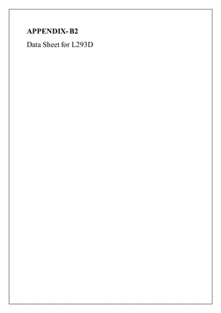 APPENDIX-B2
Data Sheet for L293D
 