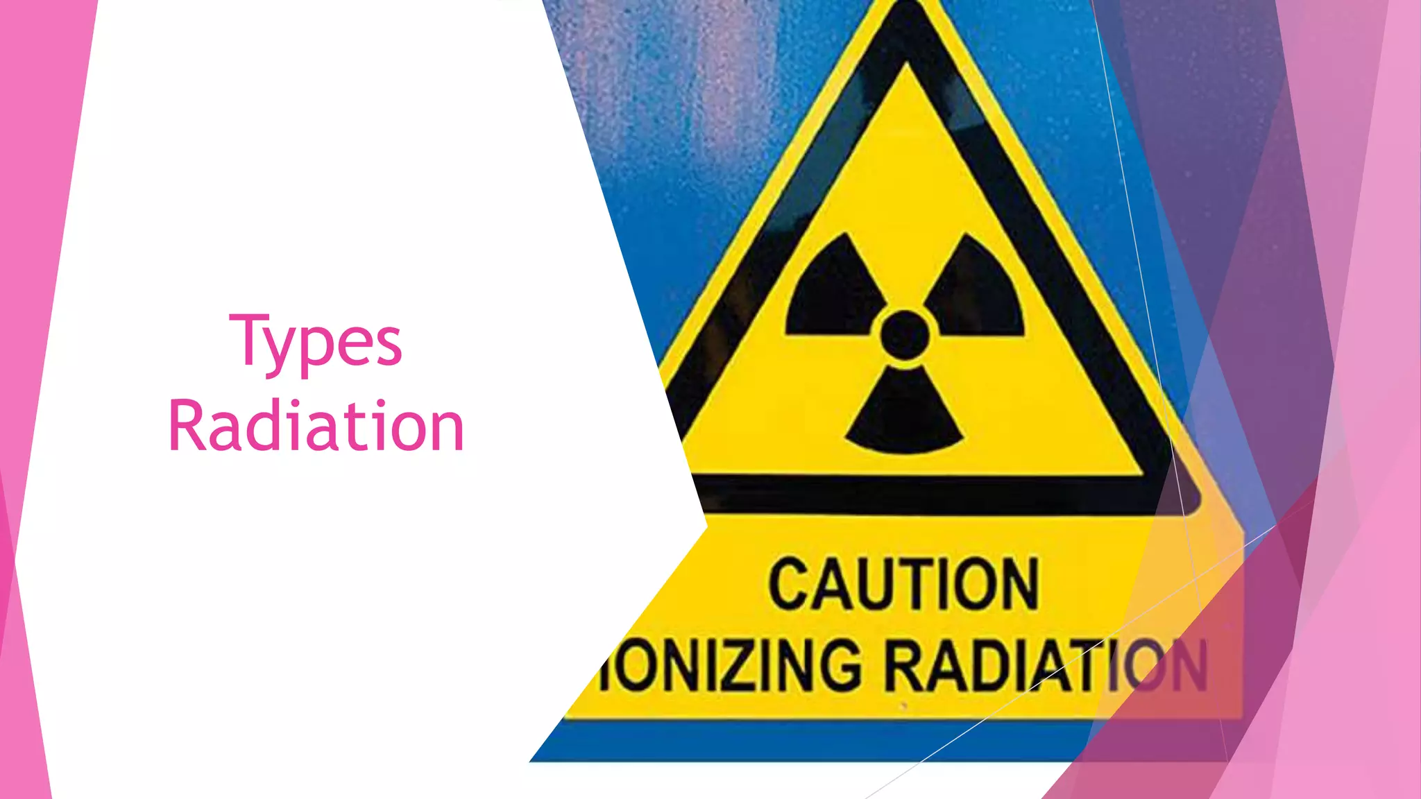 Types
Radiation
 