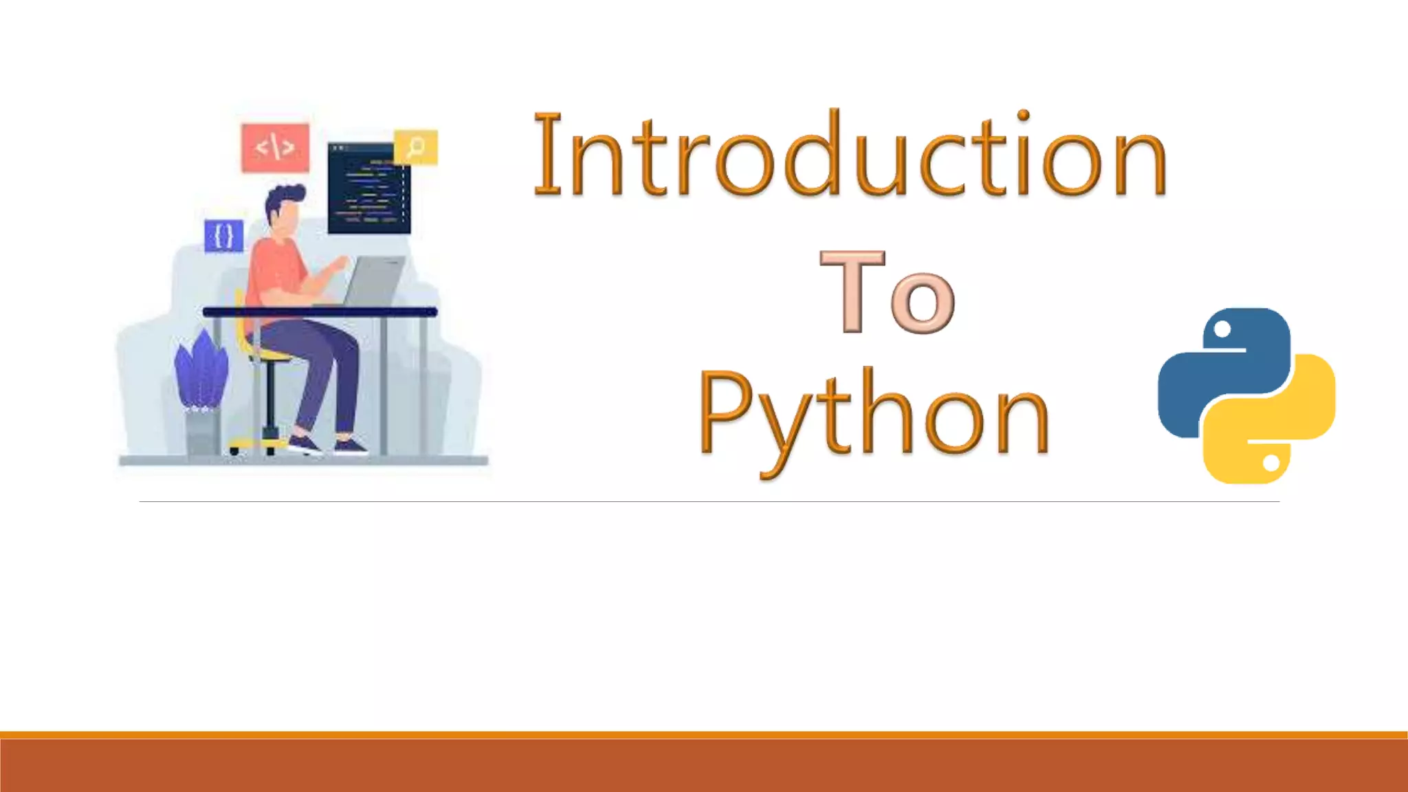 Introduction to python | PPT