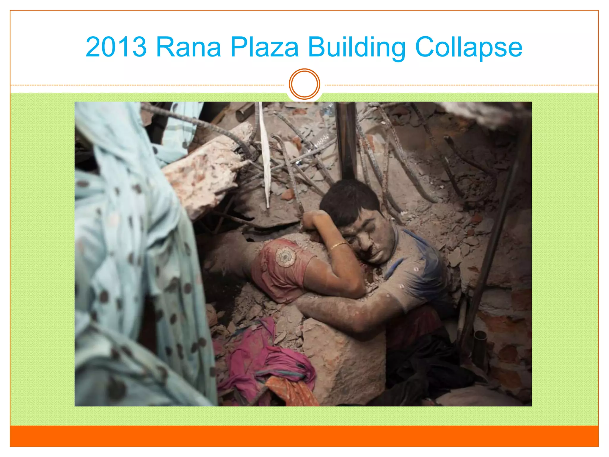 2013 Rana Plaza Building Collapse
 