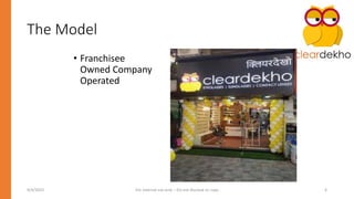 The Model
• Franchisee
Owned Company
Operated
9/4/2023 For Internal use only – Do not disclose or copy 6
 