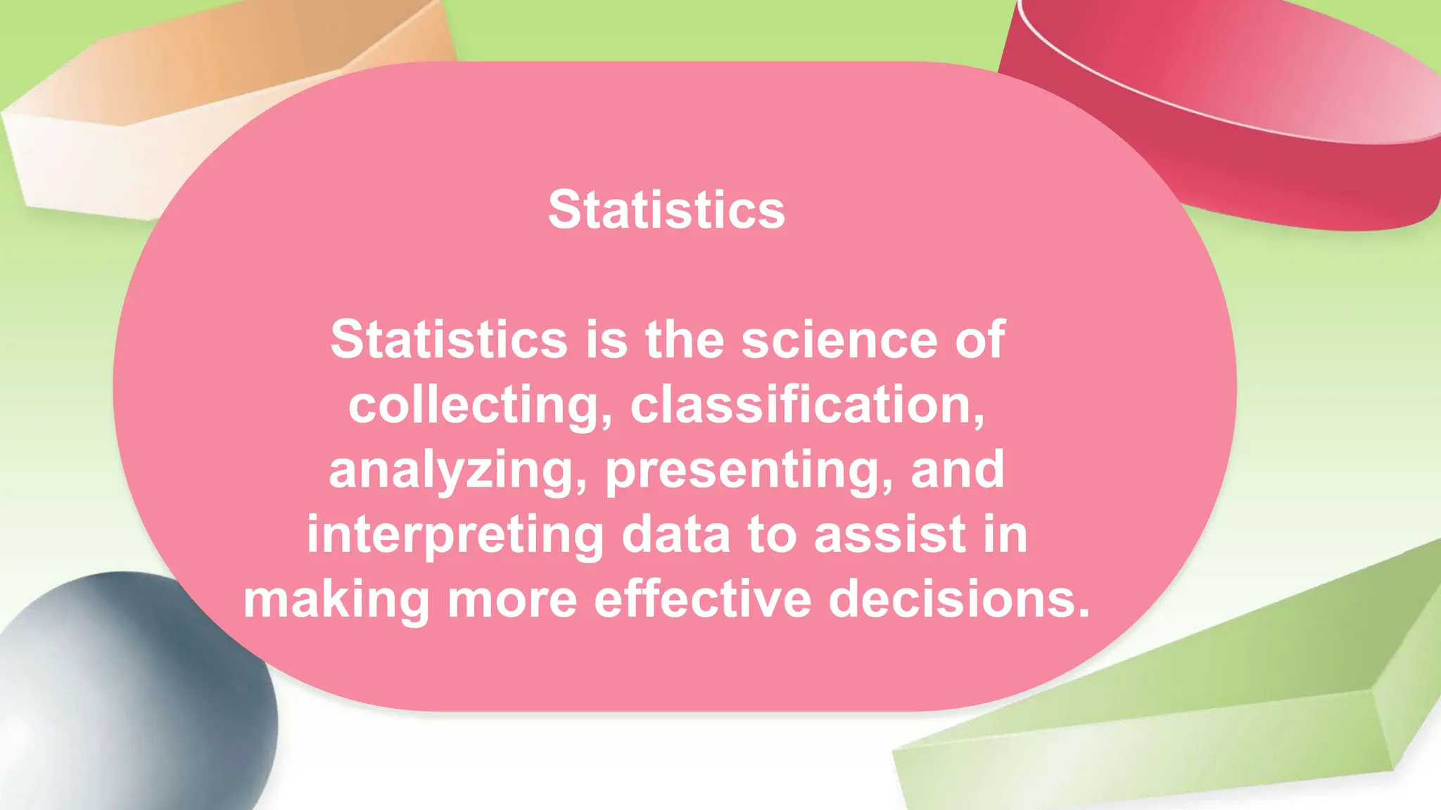 Biostatistics research type of statics and examples | PPT