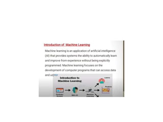 Introduction.pptx about the mechine Learning