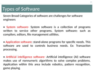 Include Software Engineering software engineering introduction is a gateway of engineer | PPTX