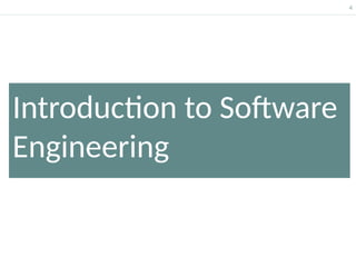 software engineering introduction is a gateway of engineer | PPTX