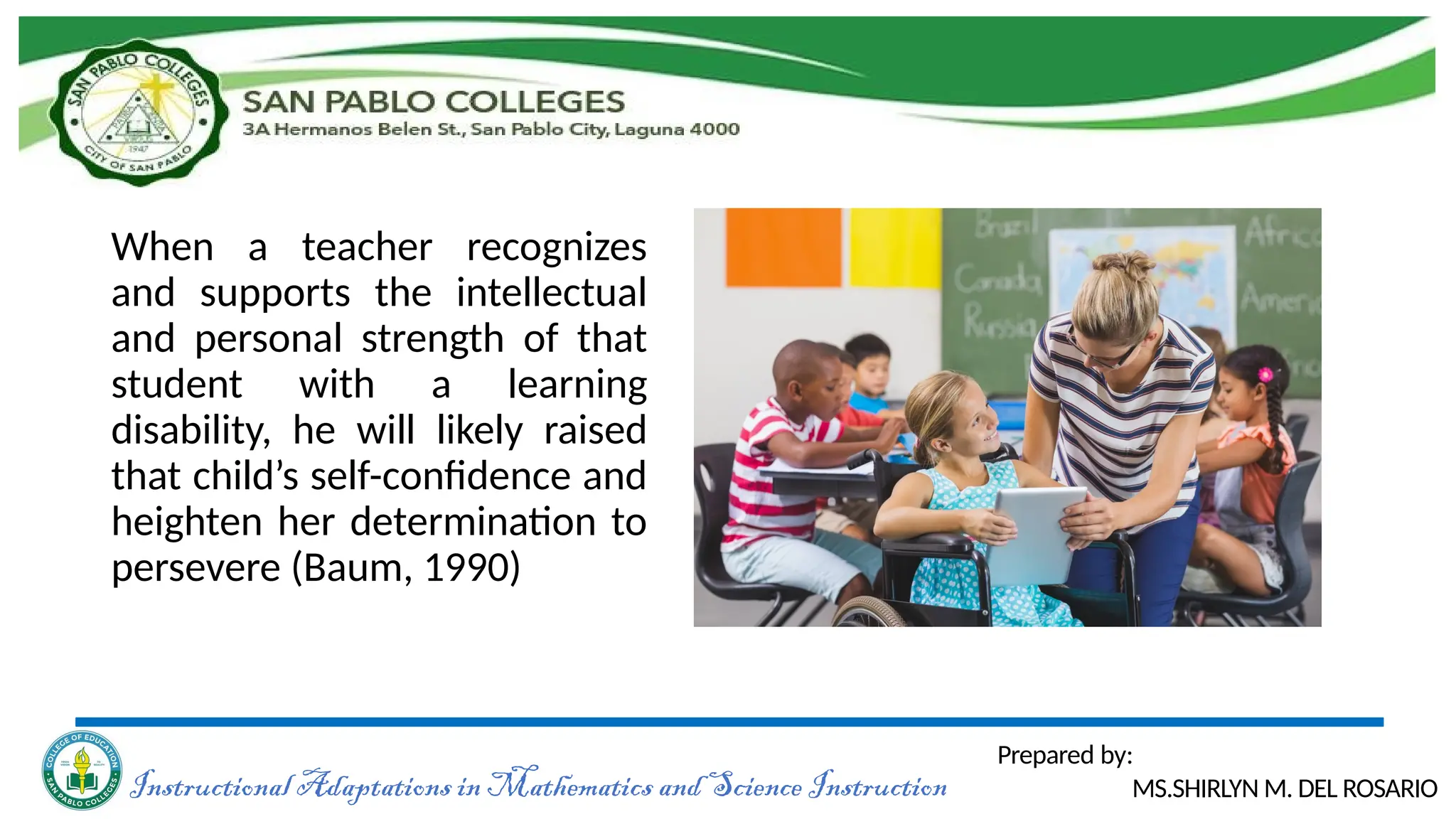 Introduction to Instructional Adaptation in Math and Science in ...