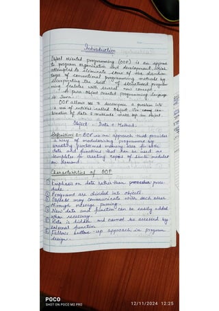 AN INTRODUCTION OF JAVA COURSE FOR ENGINEERING | PDF