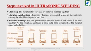 Quality Assessment of Ultrasonic Welded Joints Using Image Processing ...