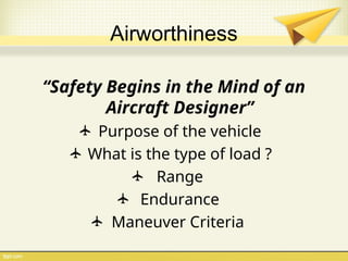 Comprehensive Introduction to Aircraft Design and Development Process | PPT
