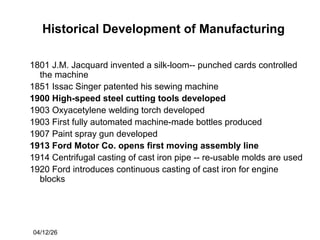 Torcvh Inventor Comprehensive Overview of Manufacturing Systems Automation and Facility ...