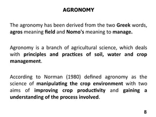 introduction to agronomy and its importance .pptx
