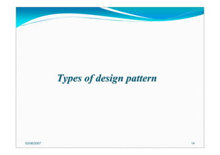 Introduction to Design Pattern | PDF