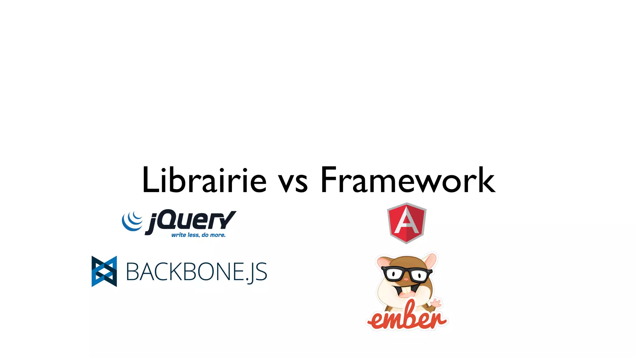 Librairie vs Framework 