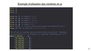 introduction au javascript pour web | pdf | javascript... Introduction-au-JavaScript + programmation orientée objet.pptx