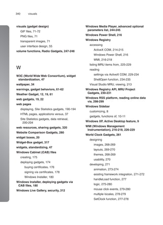 Introduction   Creating Vista Gadgets - @iRajLal