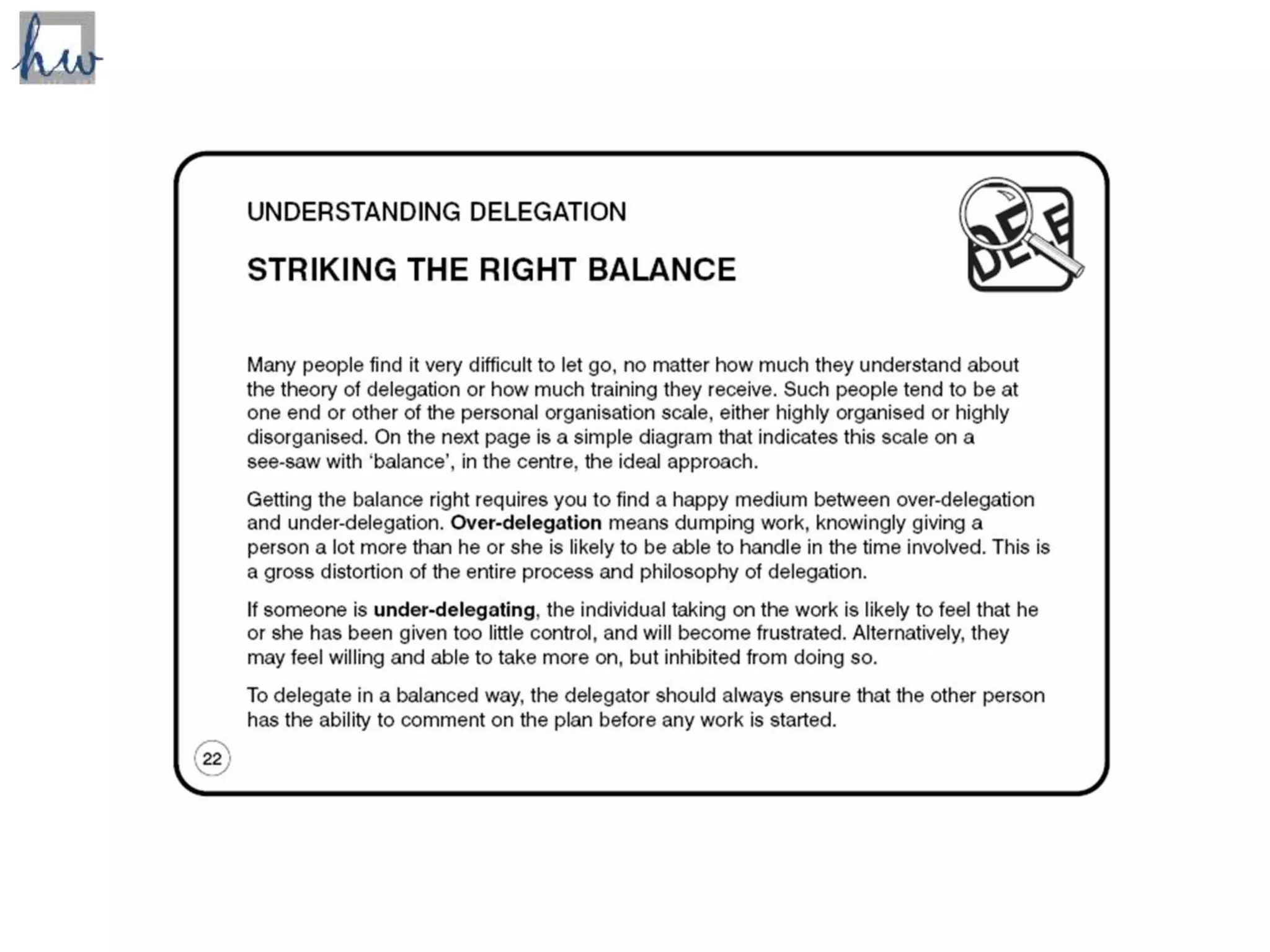 Introduction - Delegating Effectively