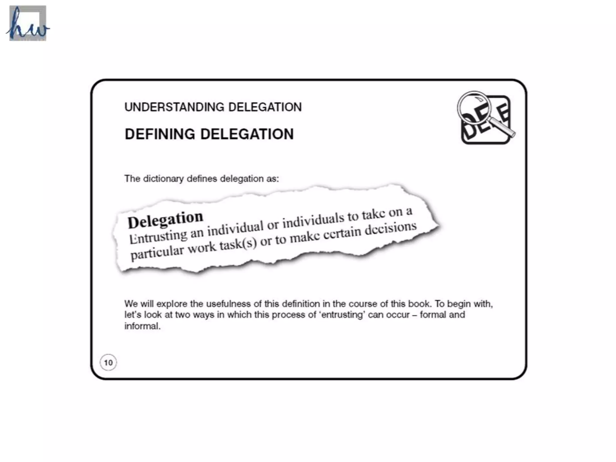 Introduction - Delegating Effectively