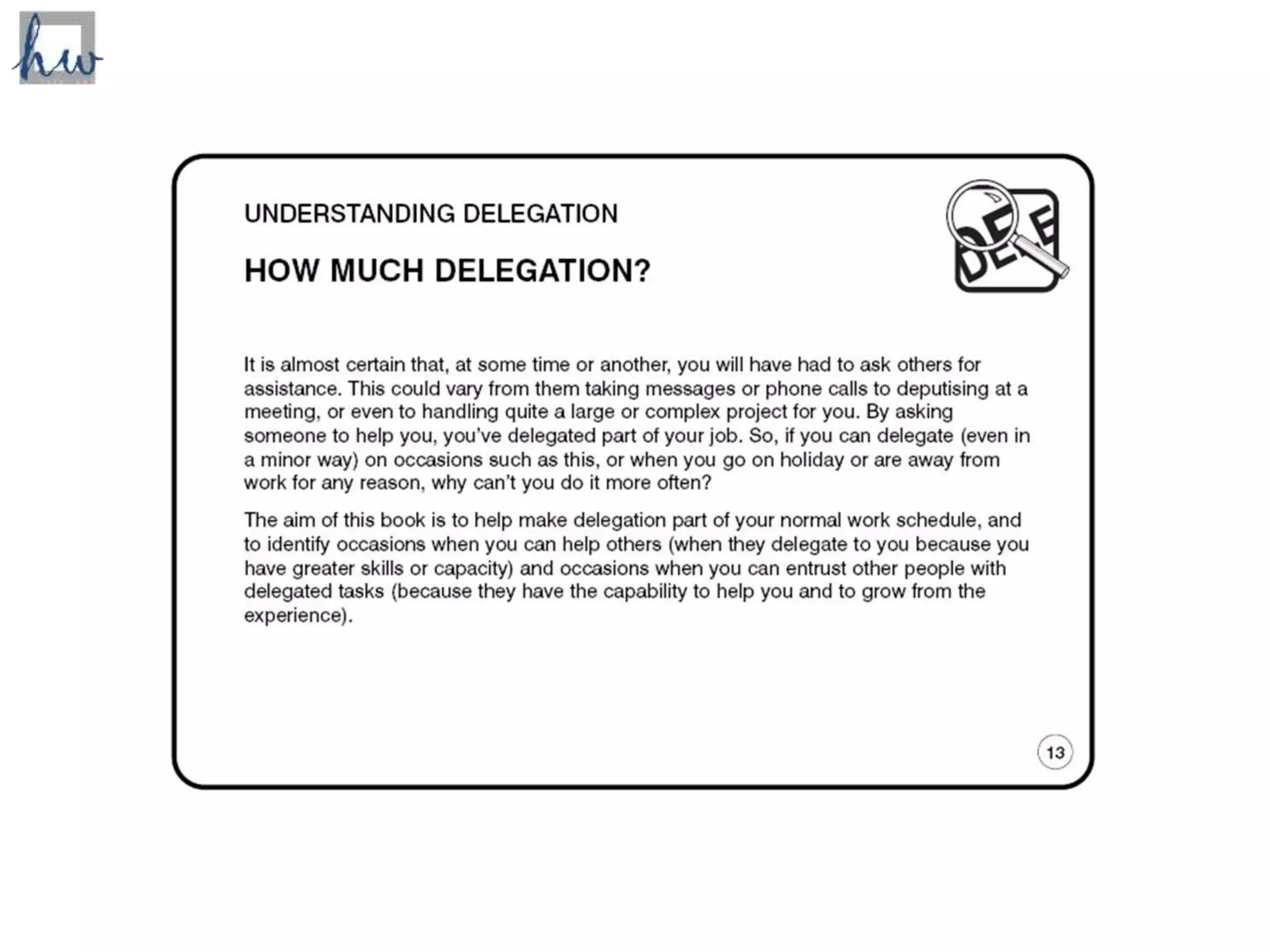 Introduction - Delegating Effectively