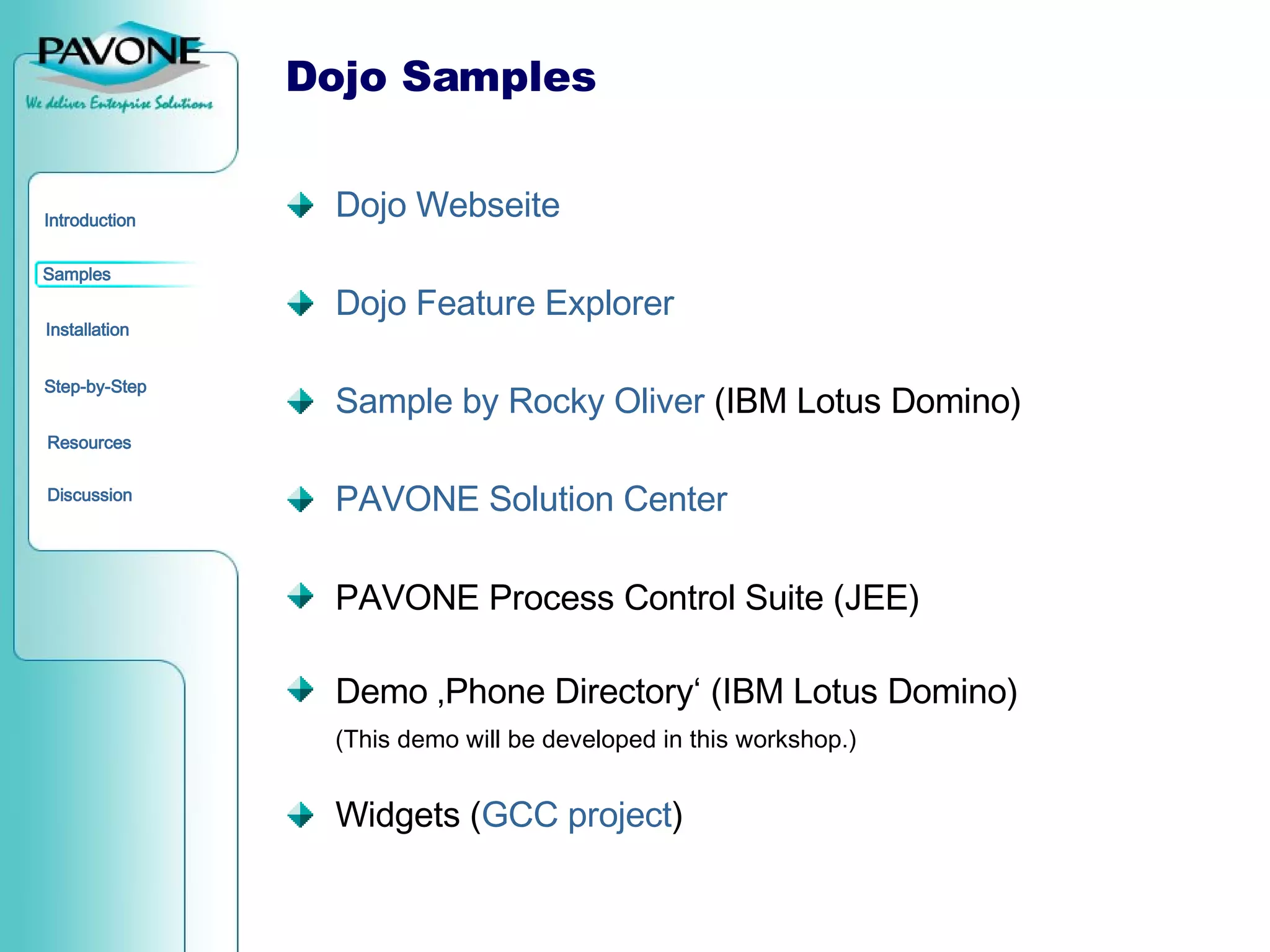 Introduction Dojo Toolkit & IBM Lotus Domino | PPT
