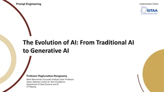 Introduction - Evolution of AI [ Traditional AI to Generative AI ].pptx.pdf