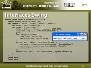 Introduction à Groovy - OpenSource eXchange 2008