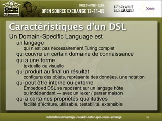 Introduction à Groovy - OpenSource eXchange 2008