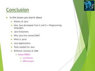 Introduction of java | PPT