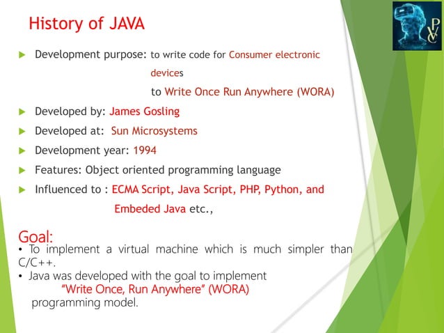 Introduction of java | PPSX