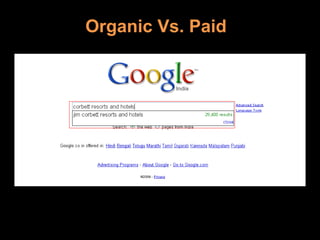 Organic Vs. Paid
 
