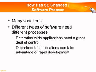 Software Design Variations Process Introduction Software engineering | PPTX